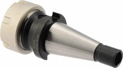 Iscar - 0.08" to 0.789" Capacity, 2-5/32" Projection, ISO30 Taper Shank, ER32 Collet Chuck - Through-Spindle - Exact Tool & Supply