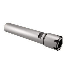Iscar - 0.022" to 0.396" Capacity, 1" Projection, Straight Shank, ER16 Collet Chuck - 5" OAL, 3/4" Shank Diam - Exact Tool & Supply