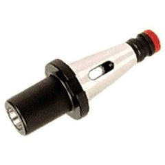 Iscar - DIN2080-40 Outside Taper, 2MT Inside Taper, DIN2080 to Morse Taper Adapter - 50mm Projection, 32mm Nose Diam, 0.0002" TIR - Exact Tool & Supply