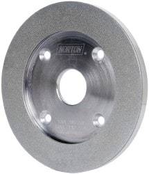 Norton - 6" Diam, 1-1/4" Hole Size, 7/16" Overall Thickness, 200 Grit, Type 6 Tool & Cutter Grinding Wheel - Very Fine Grade, Diamond - Exact Tool & Supply