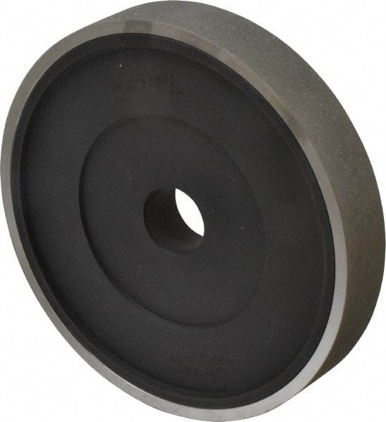 Norton - 200 Grit Diamond Bench & Pedestal Grinding Wheel - 6" Diam x 1" Hole x 1" Thick, Very Fine Grade - Exact Tool & Supply