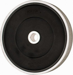 Norton - 100 Grit Diamond Bench & Pedestal Grinding Wheel - 6" Diam x 1" Hole x 1" Thick, Fine Grade - Exact Tool & Supply