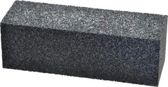 Made in USA - 6" Long x 2" Wide x 2" Thick, Silicon Carbide Sharpening Stone - Plain Rectangle, 24 Grit, Very Coarse Grade - Exact Tool & Supply