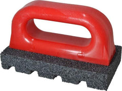 Made in USA - 6" Long x 3" Wide x 1" Thick, Silicon Carbide Sharpening Stone - Fluted Rectangle, 24 Grit, Very Coarse Grade - Exact Tool & Supply