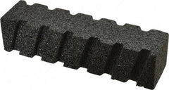 Made in USA - 8" Long x 2" Wide x 2" Thick, Silicon Carbide Sharpening Stone - Fluted Rectangle, 24 Grit, Very Coarse Grade - Exact Tool & Supply