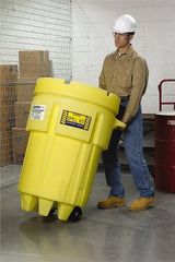 Enpac - Overpack & Salvage Drums Type: Salvage Drum w/Wheels Total Capacity (Gal.): 50.00 - Exact Tool & Supply