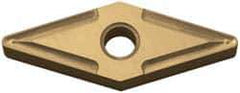 Kyocera - VNMG332 GP Grade PV90 Cermet Turning Insert - TiN Finish, 35° Diamond, 3/8" Inscr Circle, 3/16" Thick, 1/32" Corner Radius - Exact Tool & Supply