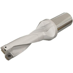 Iscar - 72mm Max Drill Depth, 3xD, 24mm Diam, Indexable Insert Drill - 2 Inserts, 25mm Shank Diam, Whistle Notch Shank - Exact Tool & Supply
