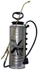 Chapin - 3.5 Gal Chemical Safe Garden Hand Sprayer - Stainless Steel Tank, Wide Mouth, Reinforced Hose, For Concrete Applications - Exact Tool & Supply