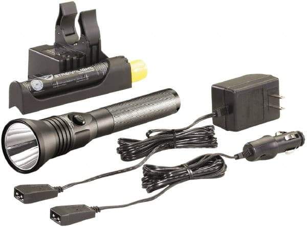 Streamlight - White LED Bulb, 740 Lumens, Industrial/Tactical Flashlight - Black Aluminum Body, 1 AA NiMH Battery Included - Exact Tool & Supply