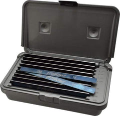 Fowler - 20 Piece, 6 Inch Long Alloy Steel Parallel Set - 1/2 to 1-5/8 Inch High, 1/32 to 1/32 Inch Thick, 50 RC Hardness, Sold as 10 Pair - Exact Tool & Supply