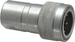 Parker - 1/2 NPTF Steel Hydraulic Hose Female Pipe Thread Coupler & Ball - 3,000 psi - Exact Tool & Supply