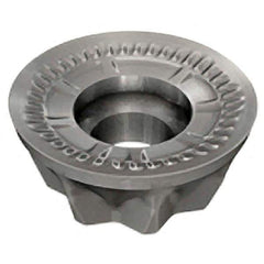 Iscar - R90MT1205 T Grade IC328 Carbide Milling Insert - TiCN Finish, 0.2087" Thick, 12mm Inscribed Circle - Exact Tool & Supply