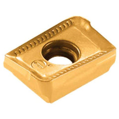 Iscar - 3M AXKT130412 MM Grade IC928 Carbide Milling Insert - TiAlN Finish, 0.174" Thick, 1.2mm Corner Radius - Exact Tool & Supply