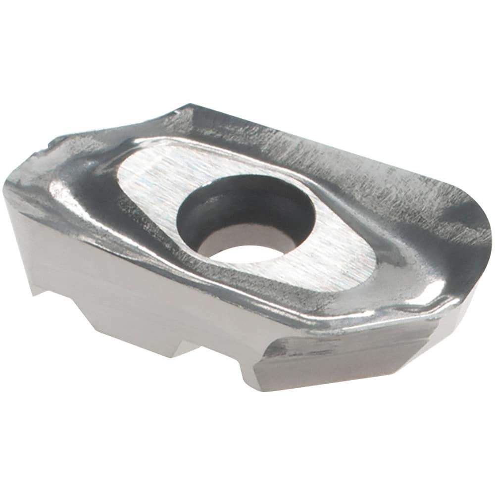Iscar - HM90 AXCR150532 P Grade IC28 Carbide Milling Insert - Uncoated, 0.1969" Thick, 3.2mm Corner Radius - Exact Tool & Supply
