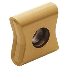 Iscar - LNAT150632 MM Grade IC4100 Carbide Milling Insert - TiCN/Al2O3/TiN Finish, 0.5465" Thick, 3.2mm Corner Radius - Exact Tool & Supply