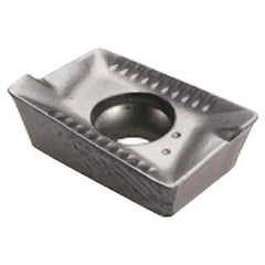 Iscar - APKT1003 76 Grade IC4010 Carbide Milling Insert - TiCN/Al2O3/TiN Finish, 0.1366" Thick, 0.5mm Corner Radius - Exact Tool & Supply