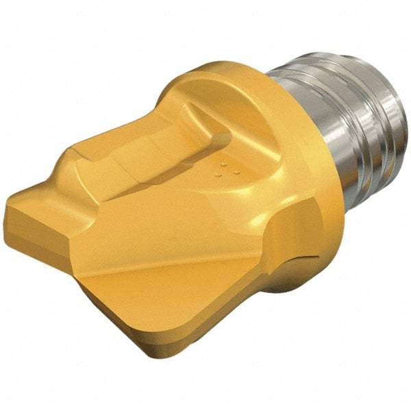 Iscar - MM HT Grade IC908 Carbide End Milling Tip Insert - TiAlN Finish, 2 Flutes, 12mm Cutting Diam, 5.9mm Depth of Cut, 11.1mm Extension, 0.0787" Cnr Rad - Exact Tool & Supply