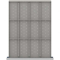 LISTA - 12-Compartment Drawer Divider Layout for 3.15" High Drawers - Exact Tool & Supply