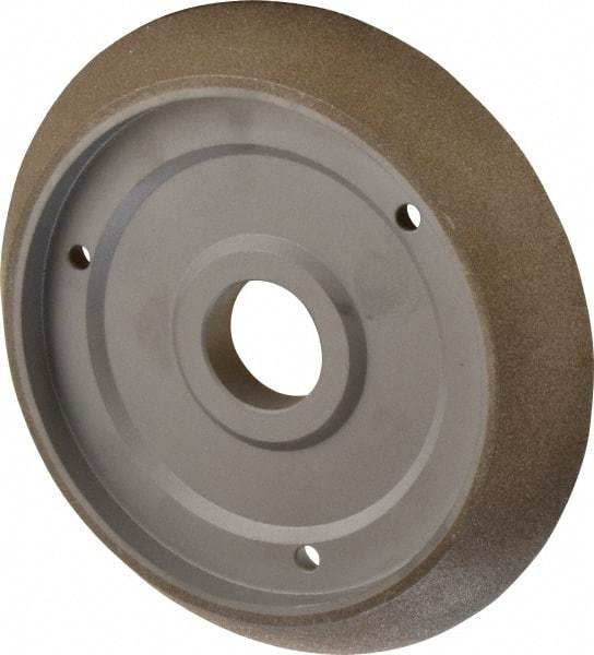 Darex - 6-1/2" Diam, 180 Grit, Type 12 Tool & Cutter Grinding Wheel - Medium Grade, CBN - Exact Tool & Supply
