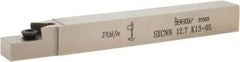 Iscar - XNUW 1305, SXCN External Neutral Indexable Profiling Toolholder - 1/2" Shank Height x 1/2" Shank Width, 4-1/2" Long - Exact Tool & Supply