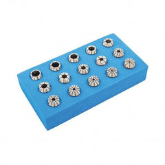Iscar - 23 Piece, 3mm to 26mm Capacity, ER Collet Set - Increments of 0.0394", Series ER40 - Exact Tool & Supply