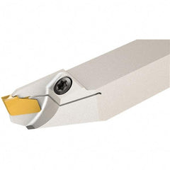 Iscar - External Thread, 1.8mm Min Groove Width, 140mm OAL, Right Hand Indexable Grooving Cutoff Toolholder - 12mm Shank Height x 12mm Shank Width, GF.. Insert Style, SGF Toolholder Style, Series Self-Grip - Exact Tool & Supply