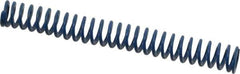 Associated Spring Raymond - 3/8" Hole Diam, 3/16" Rod Diam, 3" Free Length, Blue Die Spring - 31.5 Lb Max Deflection, 1.5" Max Deflection, Medium Duty, Chromium Alloy Steel - Exact Tool & Supply