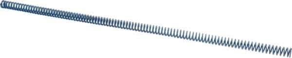 Associated Spring Raymond - 3/8" Hole Diam, 3/16" Rod Diam, 12" Free Length, Blue Die Spring - 36 Lb Max Deflection, 6" Max Deflection, Medium Duty, Chromium Alloy Steel - Exact Tool & Supply