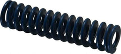 Associated Spring Raymond - 3/4" Hole Diam, 3/8" Rod Diam, 3" Free Length, Blue Die Spring - 144 Lb Max Deflection, 1.5" Max Deflection, Medium Duty, Chromium Alloy Steel - Exact Tool & Supply