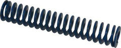 Associated Spring Raymond - 3/4" Hole Diam, 3/8" Rod Diam, 4" Free Length, Blue Die Spring - 144 Lb Max Deflection, 2" Max Deflection, Medium Duty, Chromium Alloy Steel - Exact Tool & Supply