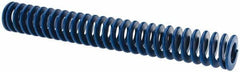 Associated Spring Raymond - 3/4" Hole Diam, 3/8" Rod Diam, 5-1/2" Free Length, Blue Die Spring - 151.3 Lb Max Deflection, 2.75" Max Deflection, Medium Duty, Chromium Alloy Steel - Exact Tool & Supply