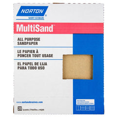 11″ × 9″ Multisand Paper Sheet 220 Grit Very Fine Aluminum Oxide - Exact Tool & Supply