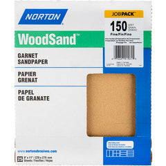 11″ × 9″ Woodsand A513 Paper Sheet 150 Grit Fine Garnet - Exact Tool & Supply