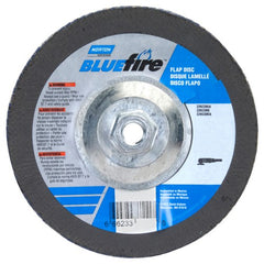7″ × 1/4″ × 5/8″ 20X High Performance Flap Disc Type 29 40 Grit - Exact Tool & Supply