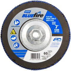 7″ × 1/4″ × 5/8″ 20X High Performance Flap Disc Type 29 60 Grit - Exact Tool & Supply