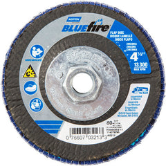 ‎4-1/2″ × 1/4″ × 5/8″-11 20X High Performance Flap Disc Type 29 Conical 80 Grit - Exact Tool & Supply