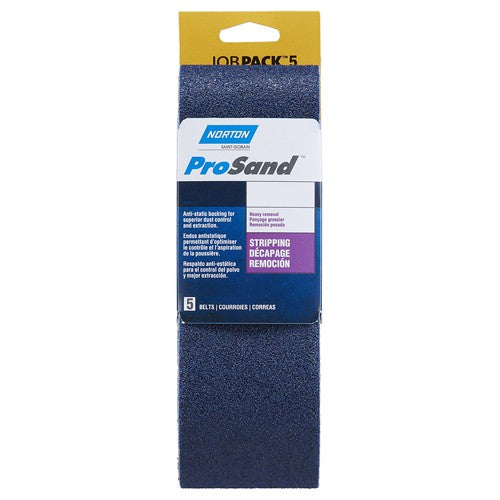 3″ × 21″ NorZon R811 Portable Belt 50 Grit Zirconia Alumina - Exact Tool & Supply