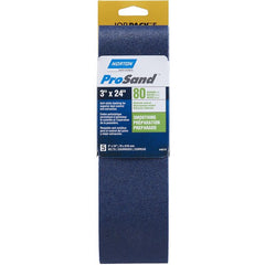 3″ × 24″ NorZon R811 Portable Belt 80 Grit Zirconia Alumina - Exact Tool & Supply