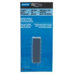 3/8″ × 7/8″ × 3″ Crystolon Pocket Knife Sharpener 280 Grit - Exact Tool & Supply