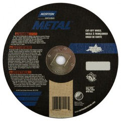 8″ × 1/8″ × 5/8″ Metal Circular Saw Cut-Off Wheel Type 01 Straight 24 Grit Aluminum Oxide - Exact Tool & Supply