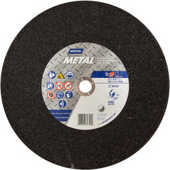 14″ × 7/64″ × 1″ Metal Chopsaw Cut-Off Wheel Type 01 Straight 36 Grit Aluminum Oxide - Exact Tool & Supply