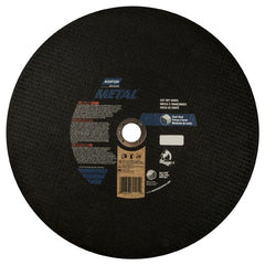 14″ × 7/64″ × 1″ Metal Chopsaw Cut-Off Wheel Type 01 Straight 36 Grit Aluminum Oxide - Exact Tool & Supply