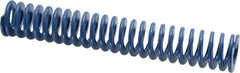 Associated Spring Raymond - 1" Hole Diam, 1/2" Rod Diam, 6" Free Length, Blue Die Spring - 240 Lb Max Deflection, 3" Max Deflection, Medium Duty, Chromium Alloy Steel - Exact Tool & Supply