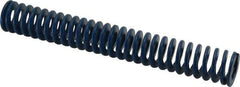 Associated Spring Raymond - 1" Hole Diam, 1/2" Rod Diam, 7" Free Length, Blue Die Spring - 252 Lb Max Deflection, 3.5" Max Deflection, Medium Duty, Chromium Alloy Steel - Exact Tool & Supply