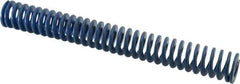 Associated Spring Raymond - 1" Hole Diam, 1/2" Rod Diam, 8" Free Length, Blue Die Spring - 240 Lb Max Deflection, 4" Max Deflection, Medium Duty, Chromium Alloy Steel - Exact Tool & Supply
