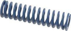 Associated Spring Raymond - 1-1/4" Hole Diam, 5/8" Rod Diam, 4-1/2" Free Length, Blue Die Spring - 360 Lb Max Deflection, 2.25" Max Deflection, Medium Duty, Chromium Alloy Steel - Exact Tool & Supply