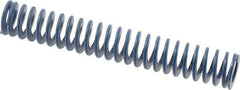 Associated Spring Raymond - 1-1/4" Hole Diam, 5/8" Rod Diam, 8" Free Length, Blue Die Spring - 352 Lb Max Deflection, 4" Max Deflection, Medium Duty, Chromium Alloy Steel - Exact Tool & Supply