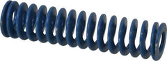 Associated Spring Raymond - 1-1/2" Hole Diam, 3/4" Rod Diam, 6" Free Length, Blue Die Spring - 510 Lb Max Deflection, 3" Max Deflection, Medium Duty, Chromium Alloy Steel - Exact Tool & Supply