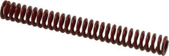 Associated Spring Raymond - 3/8" Hole Diam, 3/16" Rod Diam, 3" Free Length, Red Die Spring - 33.3 Lb Max Deflection, 1.11" Max Deflection, Medium Heavy Duty, Chromium Alloy Steel - Exact Tool & Supply
